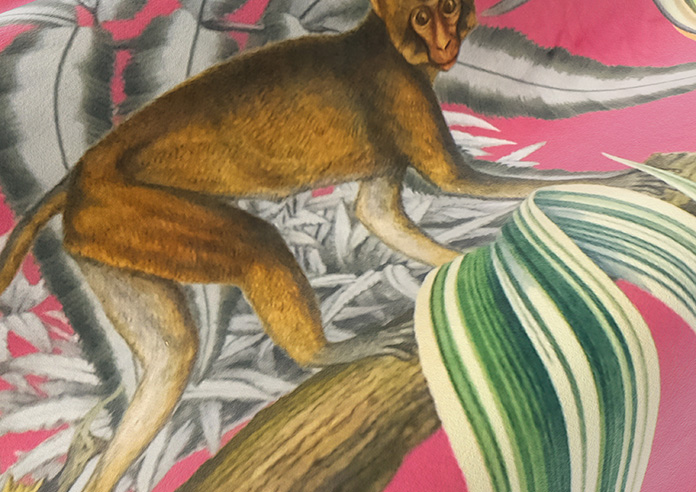 Barbados, Flamingo Pink - Twist&Fit Roman Blind - Image 4